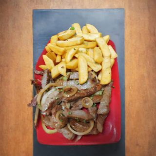 Filé com Batatas Fritas