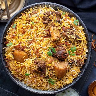 Biryani Dum de Frango de Hyderabad