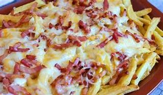 Patatas Normales Con Queso Fundido