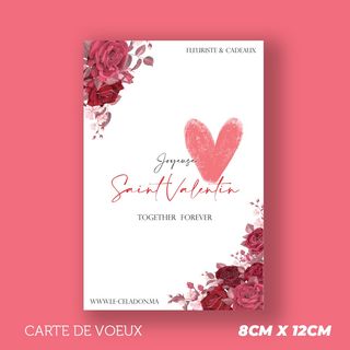 Carte Saint Valentin