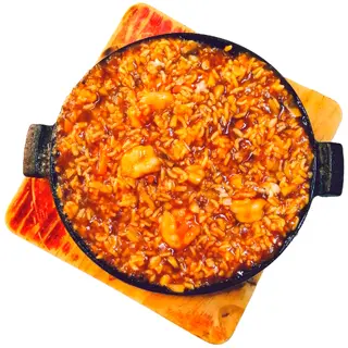 #62 Arroz Ku-Bak Con Gambas