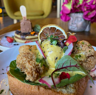 Toast Truffle Chicken Benny