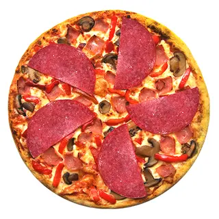 Pizza cuatro estaciones (mediana)