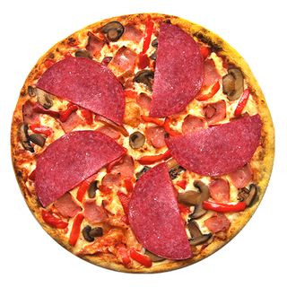 Pizza cuatro estaciones (mediana)