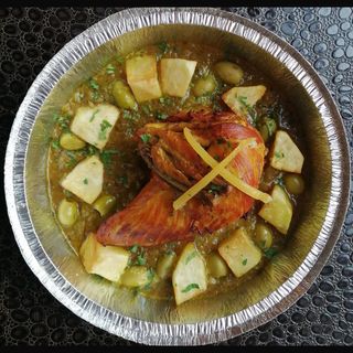 Tajine De Poulet au citron et pomme de terre