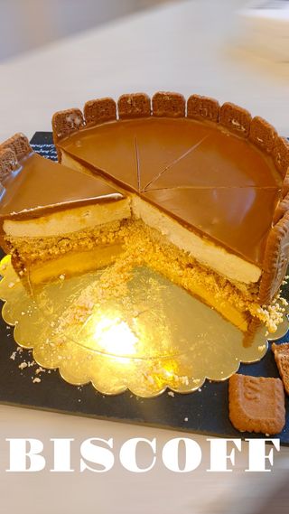 Парче торта Бискоф