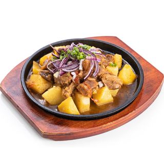 Куырдак из тушеной мякоти говядины