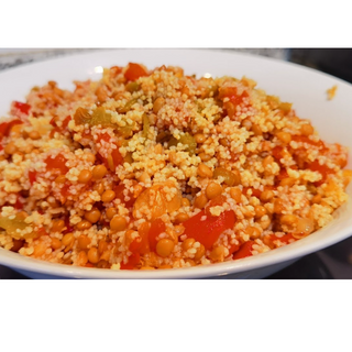 Cous cous con daal (lenteja)