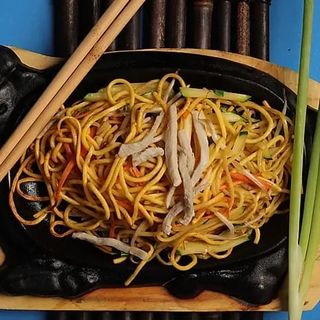 Spaghetti alla piastra