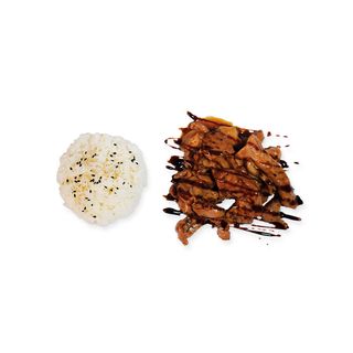 Pollo al salsa teriyaki