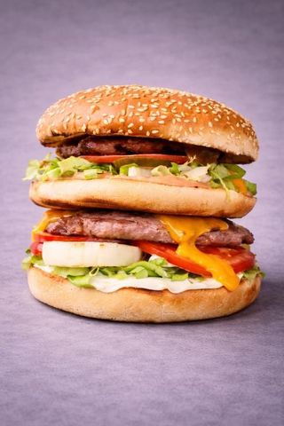 13. Sexy double burger