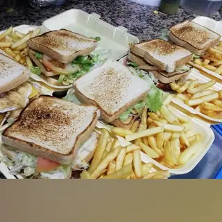 sándwich de pollo