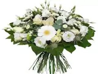 Bouquet misto grande colore bianca