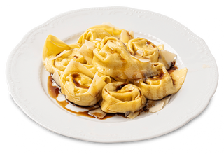 Tortelloni di zucca scaglie di grana e Balsamico