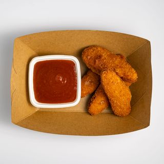 Beyond Chicken Nuggets + Harissa (vegan)