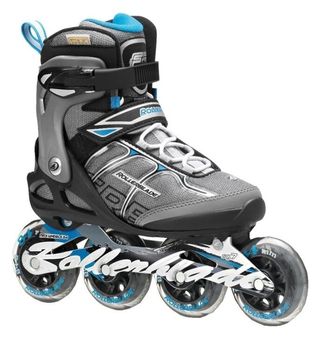 Ролики Rollerblade MACROBLADE 84 ALU W 2024 Black Light Blue, 37