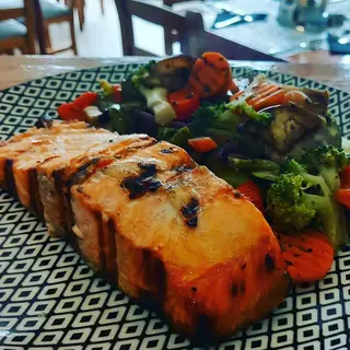 Salmão na Grelha