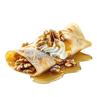 Crepe Nata, Miel Y Nueces