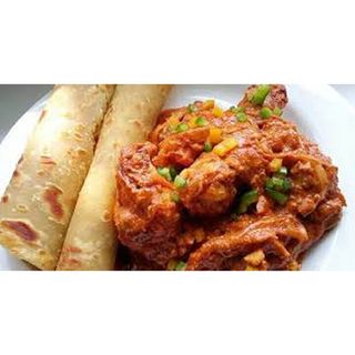 Chapati Chicken Wet Fry
