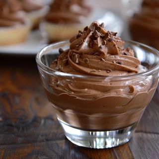 Mousse de doble chocolate