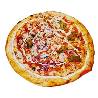 Pizza salsiccia kebab