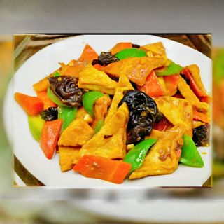 (ve)255 Toufu con verdure miste 什锦炒豆腐