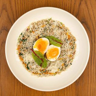 Зелена гречка з яйцем і сиром Пармезаном (315г)