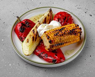 Legume la gril cu porumb