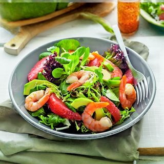 Салат с  грейпфрутом и рукколой