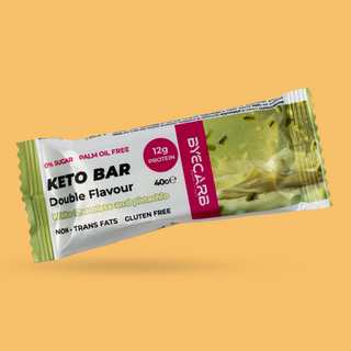 Keto Bar al Cioccolato Bianco e Pistacchio - Senza Glutine