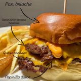 Burguer Double Mac Smash y Patatas Fritas