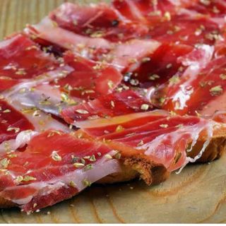 Tostada de jamón ibérico 