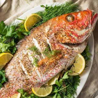Ración De Pescado A La Plancha Pargo