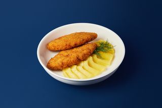 Котлета из индейки с гарниром