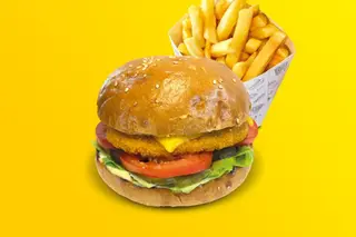 Burger + Cartofi