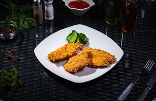 Snitel in crusta de cereale