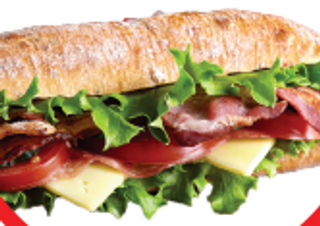 Panino prosciutto crudo, mozzarella, pomodoro e insalata