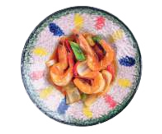 Gamberoni al wok piccanti