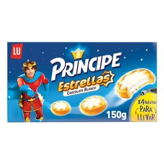 Galletas De Chocolate Blanco Estrellas Príncipe 225 Gr.