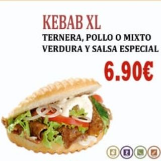 Pita kebab xxl