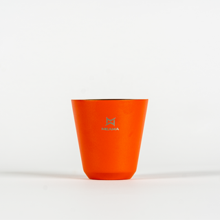 მეტალის ჭიქა 160 მლ სტაფილოსფერი