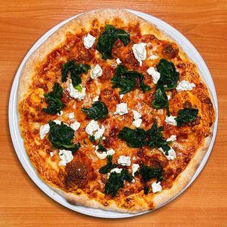 Піца Крем-сир та шпинат (30 см)