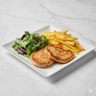 Plato De Escalopines De Ternera