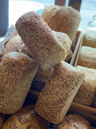 Pâine cu maia intermediara la tava