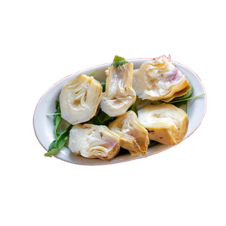 Tapa De Corazones Alcachofas Harinadas Y Fritas