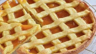 Crostata di marmellate fatte in casa, porzione