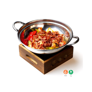 081.Sartén De Ternera con Salsa De La Casa