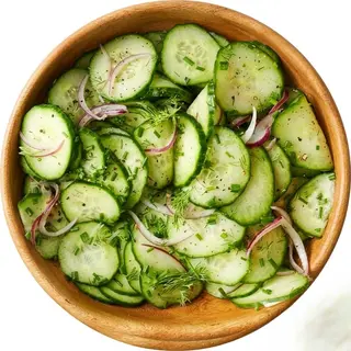 Cucumber in Mint Salad
