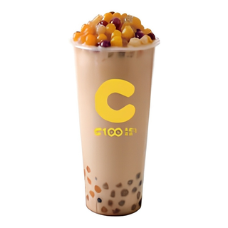 Milk tea with taro