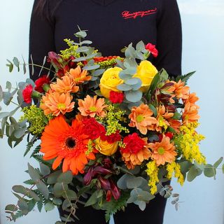 Ramo De Flores Cálido L